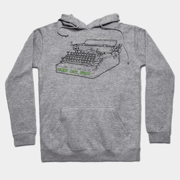 Paddy Jack Typewriter Hoodie by mutantmemories@gmail.com